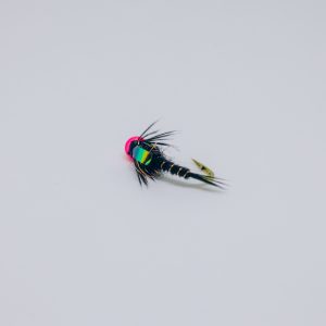 Black Pheasant Tail - Pink Bead